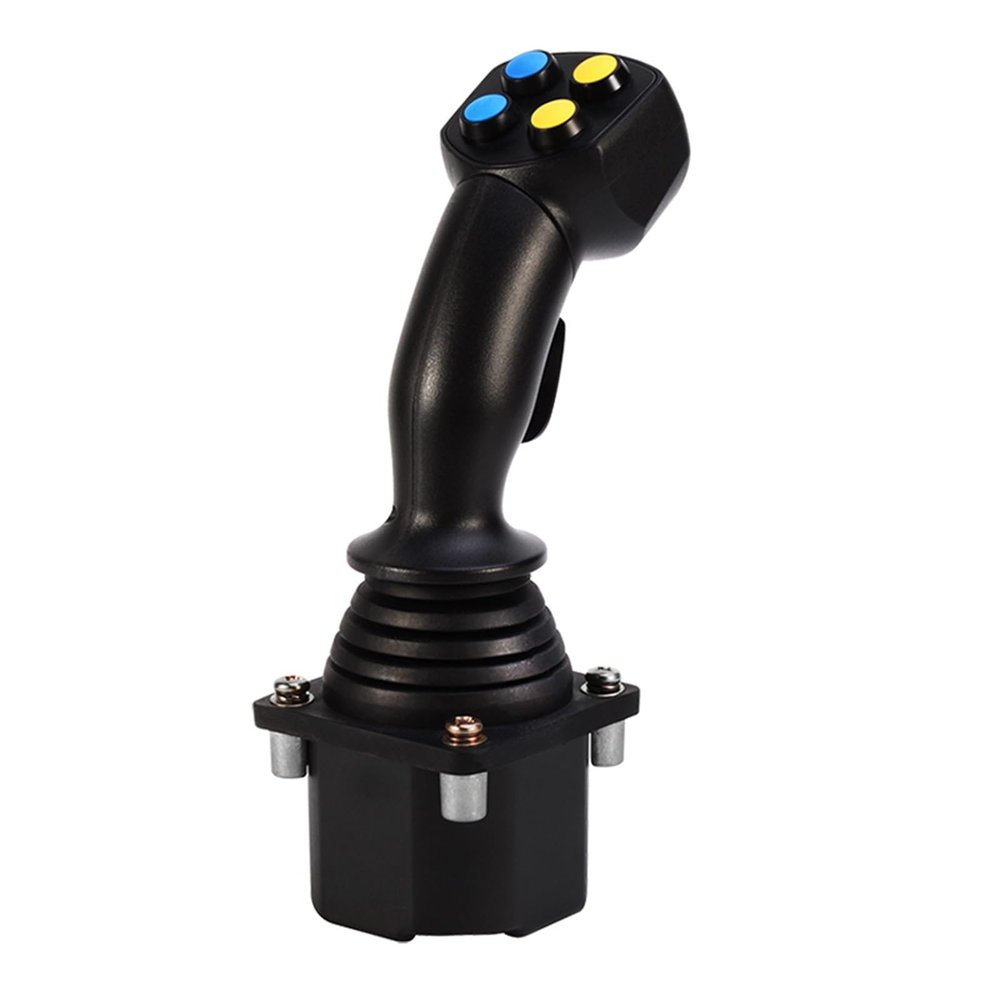 CUDTAPI 60A4 Multi-Axis Contactless Sensor, High-Precision Industrial Joystick Rocker Handle (DC5V, RS232)
