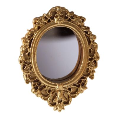 Vintage Round Wall Mirror - Small Retro Decor