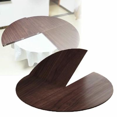Foldable Round Dining Table, 137.2–182.9 cm, Legless