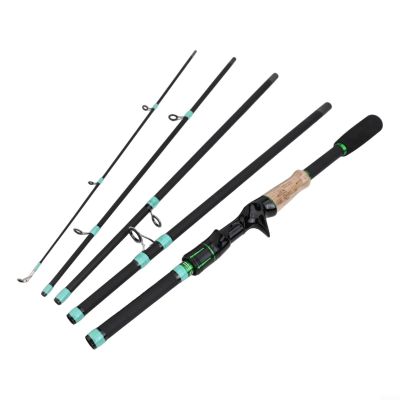 Comgooldool Fiberglass Baitcasting Fishing Rod, 1.65–2.1 m, Multi-Section M-Power Rod, 2,500 g Capacity