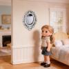 Vintage Wall Mirror - Rustic Resin Aesthetic view 2