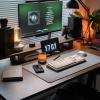 Felt Desk Mat, 80 x 40 cm, Light Gray view 2