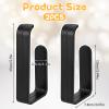 2 Pack Self-Adhesive Curtain Holders view 3