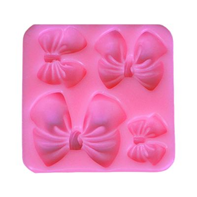 Lanmijia Silicone Baking Molds, 3D Bowknot Candy Molds