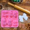 Lanmijia Silicone Baking Molds, 3D Bowknot Candy Molds view 2