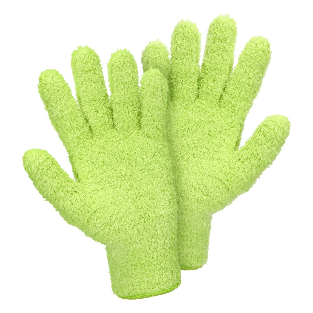 2 Pairs Reusable Microfiber Dusting Gloves