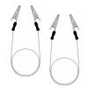 Febbya Stainless Steel Napkin Chain with Clip, 2 PCS view 1
