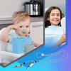 Febbya Stainless Steel Napkin Chain with Clip, 2 PCS view 3