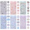 Hadnves 6 Sheets Mini Puffy Stickers view 1