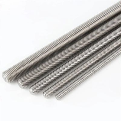 Fine-Threaded Rod, 304 Stainless Steel, 250 mm, M6–M20, 1 pc (M14×1.5×250 mm)