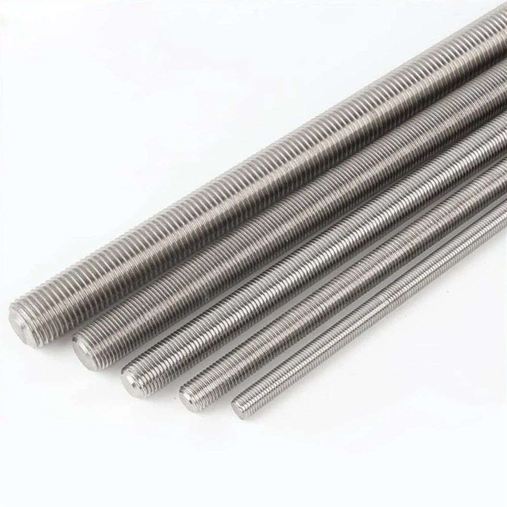 Fine-Threaded Rod, 304 Stainless Steel, 250 mm, M6–M20, 1 pc (M14×1.5×250 mm)