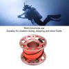 Aluminum Dive Reel with Double-Sided Hook, 15 m, Pink view 2