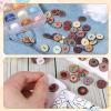 SHENLIU 200 Pcs Colorful Wooden Buttons view 3