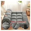 YANSHUYU Futon Mattress, Portable Tatami Sleeping Mat, Dark Blue, 1 Piece, 180 x 200 x 10 cm view 4