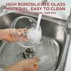 2-Piece 1,350 ml Borosilicate Glass Cooking Pot Set with Lids view 3