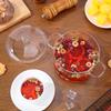 2-Piece 1,350 ml Borosilicate Glass Cooking Pot Set with Lids view 4