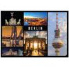 Berlin Refrigerator Magnet | Brandenburg Gate at Night view 1