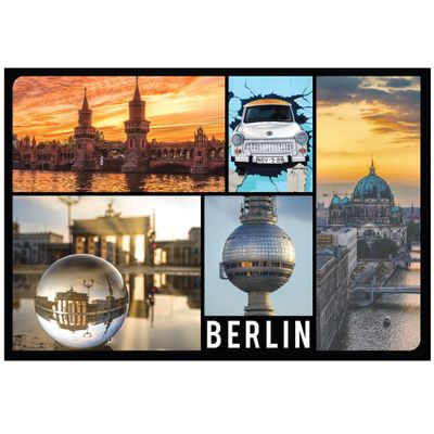 Berlin Refrigerator Magnet | Brandenburg Gate at Night