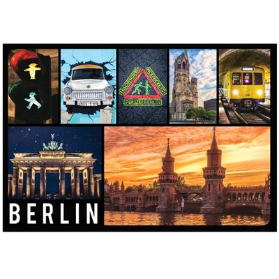 Berlin Refrigerator Magnet | Brandenburg Gate at Night