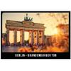 Berlin Refrigerator Magnet | Brandenburg Gate at Night | Strong Hold | 8 x 5.5 cm Photo Magnet view 1