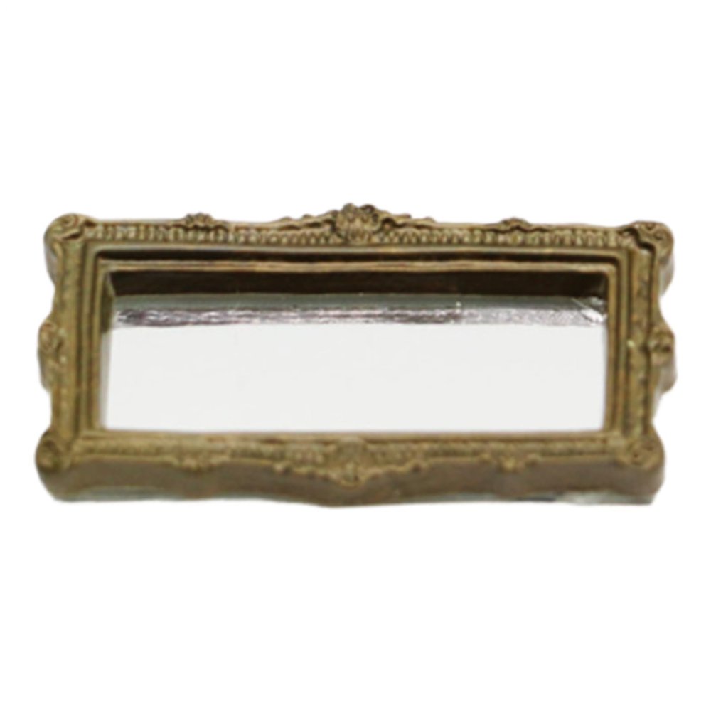 Toy House Mirror - Antique Resin Decor