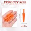 QUARKZMAN 50-Pack Christmas Snowman Nose Accessories view 2