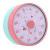 TOPINCN Visual 60-Minute Timer, Mechanical Countdown Timer with Strong Magnetic Back and Foldable Stand, Pink/Green view 3