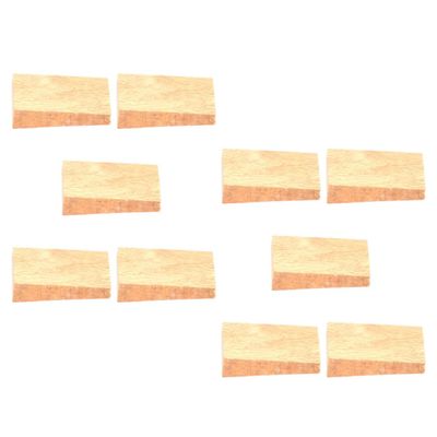 MAGICLULU 10-Piece Wooden Wedges for Hoe Head Locking Blocks, Non-Slip Parts for Repairing Hoe Handles