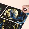 Glow-in-the-Dark Scratch Art A4 Set view 3