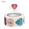 Heart Stickers for Envelopes - 500 Pieces view 2