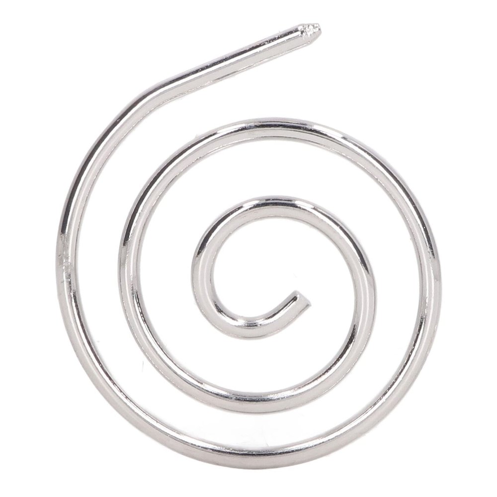 Phefop High-Strength Spiral Cable Needle, Stainless Steel Circular Needle for Scarf and Home Knitting Enthusiasts (1PCS)