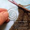 Phefop High-Strength Spiral Cable Needle, Stainless Steel Circular Needle for Scarf and Home Knitting Enthusiasts (1PCS) view 4