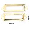 SPYMINNPOO 20 Unique Drawer Label Frames for Wood Boxes, Shelves, DIY, Yellow/Green view 4