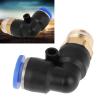 Phefop 10-Piece Pneumatic Elbow Fittings, High-Pressure 360° Swivel Connectors view 4