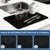 Acual Dish Drying Mat 30x40cm - Black view 4