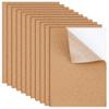 BENECREAT 15-Pack Self-Adhesive Cork Sheets, 3 mm Thick, A4 Size, 30 x 21 cm view 1