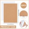 BENECREAT 15-Pack Self-Adhesive Cork Sheets, 3 mm Thick, A4 Size, 30 x 21 cm view 2