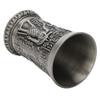 SPYMINNPOO Hand-Embossed Vintage Metal Whiskey Shot Glass view 4