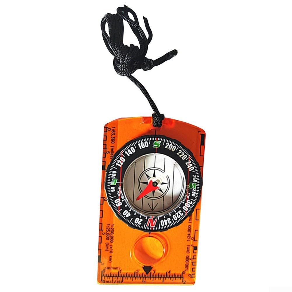 Field Compass with Rotating Lens and Acrylic Base