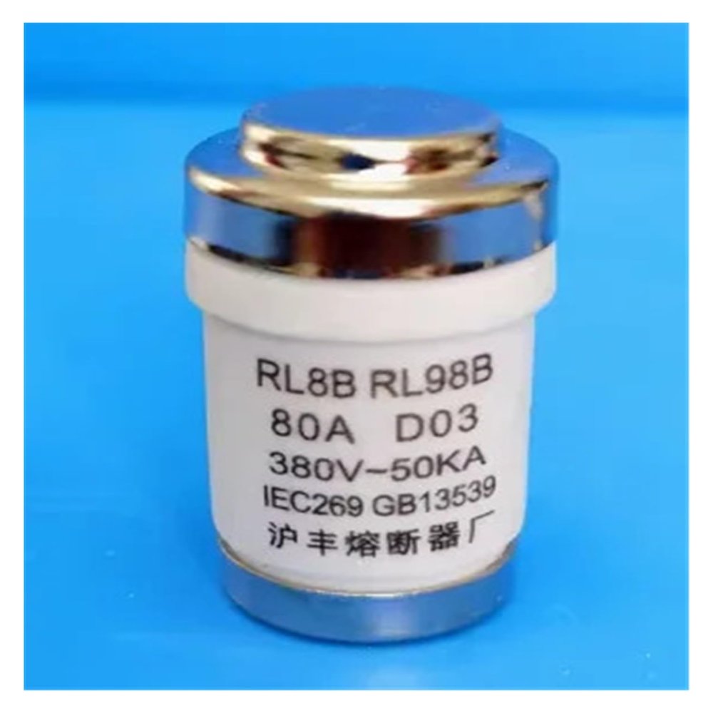 WBNFFUCYU 1-Pc. Fuses RO26/RL8B/RL98B, 380 V, 5SE D03, 80 A/100 A/125 A, Supporting Base: RL98-125 A Cap Type (125 Type Cap)