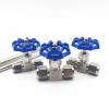 HDKYSWBUEJ 1-Piece 304 Stainless Steel Double-Ferrule Needle Valve, 1/2-Inch Pipe Flow Control Ball Valve view 2