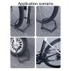 Tmboryuu Compact Folding Bike Lock, Weather-Resistant, Zinc Alloy view 3