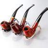 Shiny Black Stainless Steel Cigar and Pipe Holder view 3