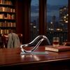 Shiny Black Stainless Steel Cigar and Pipe Holder view 4