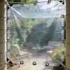 Durable Transparent Waterproof UV-Resistant Tarp with Reinforced Edges, 1 x 3 m view 1