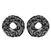 HERCHR 4-Roll Handlebar Tape for Bicycles, Black and White view 4