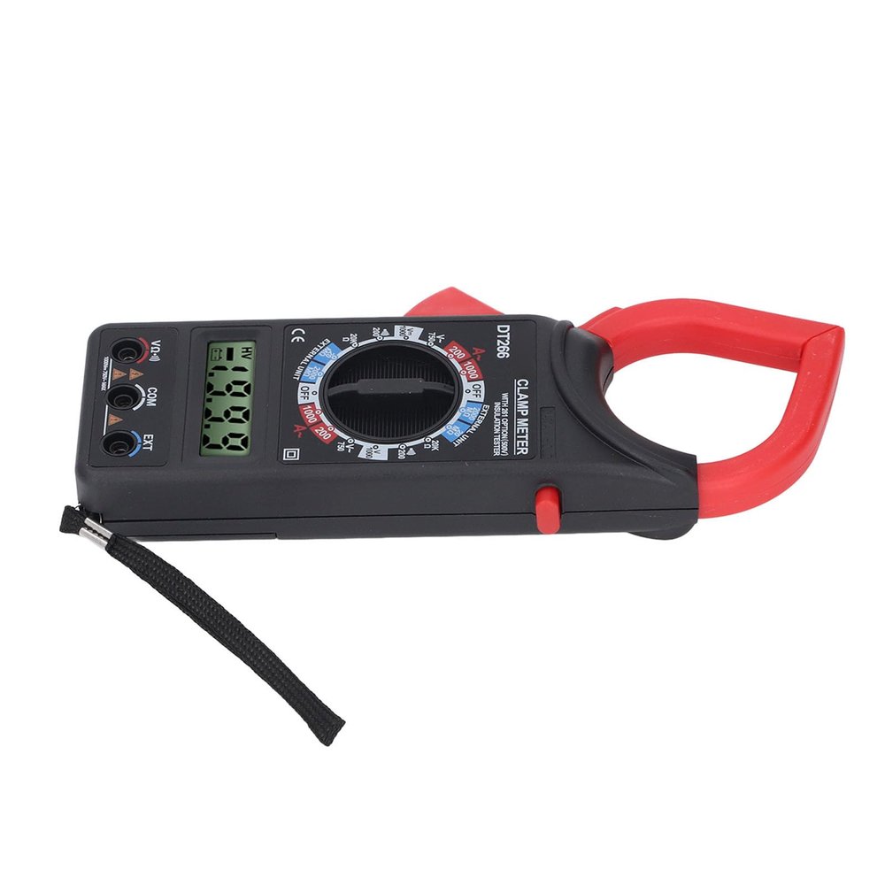 Cryfokt Digital Clamp Meter, 1999-Count AC/DC Voltage, Current and Resistance Tester