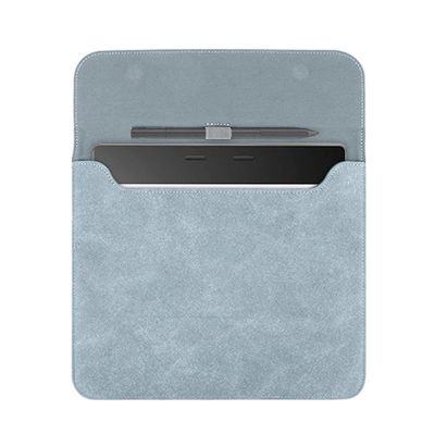 Protective Case for Kindle Scribe 2025 (3rd Generation) and Kindle Scribe Colorsoft 2025 (1st Generation), 11-Inch, Suede, Portable, Water-Resistant, with Pen Loop and Magnetic Closure, Blue