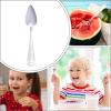 Stainless Steel Dessert Spoon - Serrated Edge view 4
