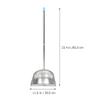 Operitacx Long-Handled Standing Dustpan, Stainless Steel view 2